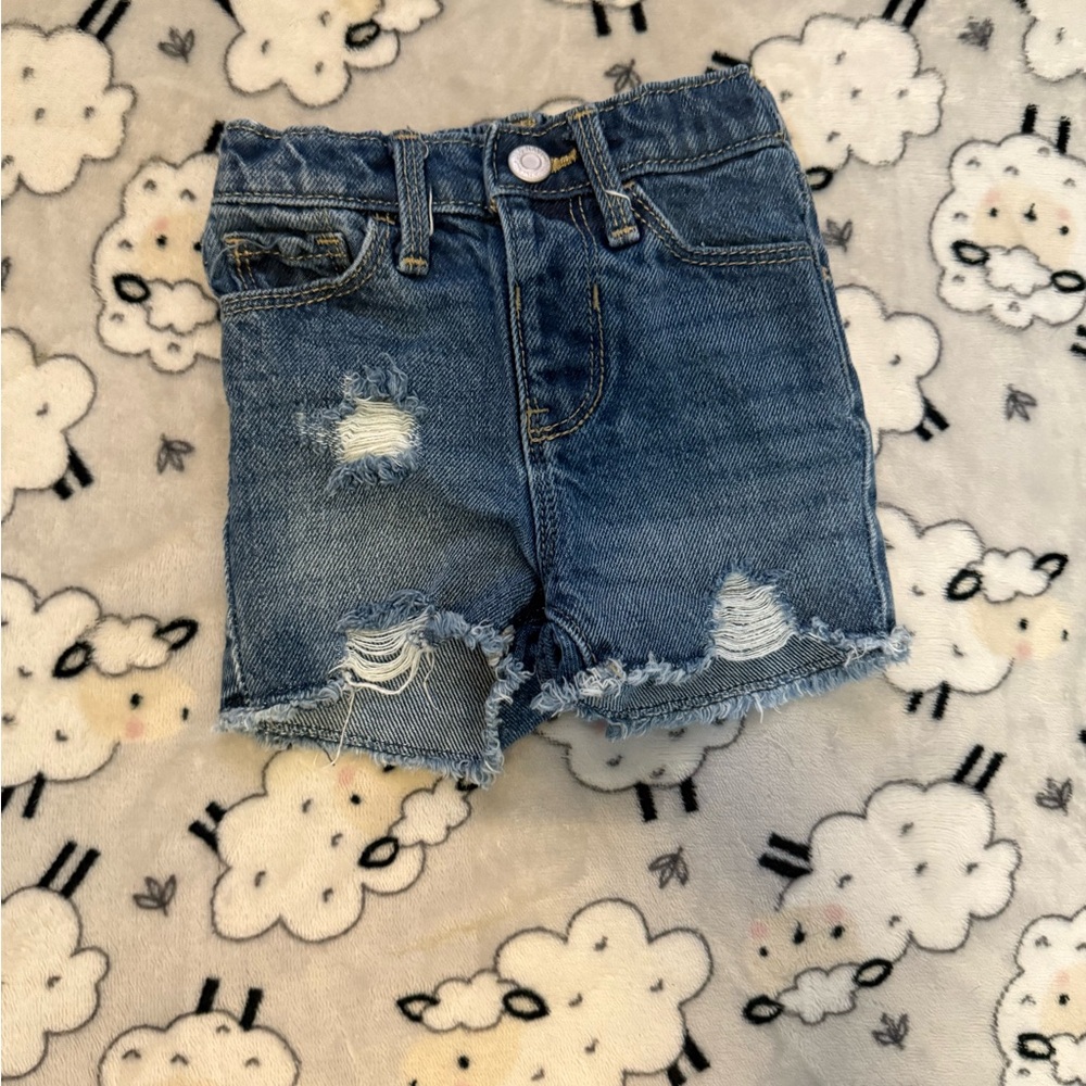 Stylish Blue Denim Kids Shorts